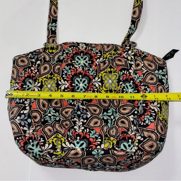 Vera Bradley Iconic Glenna Satchel Shoulder Bag Retired Sierra Pattern - Picture 13 of 15